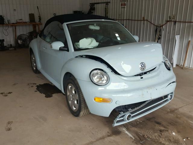 3VWCK21Y53M318377 - 2003 VOLKSWAGEN NEW BEETLE Mavi foto 1