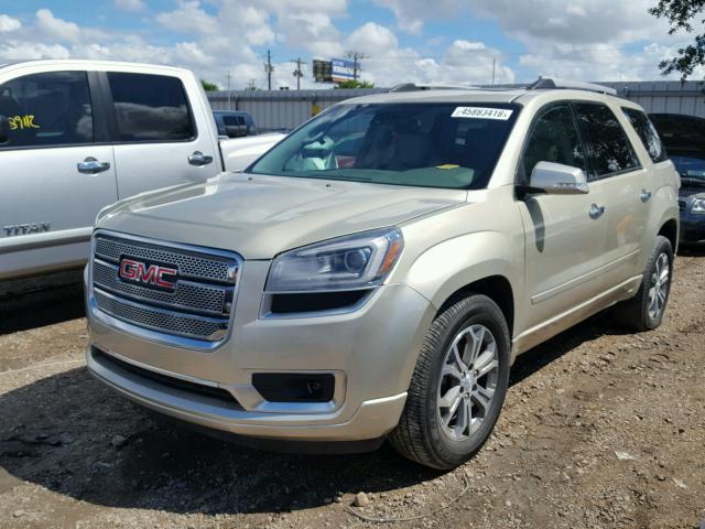 1GKKRRKD9GJ191154 - 2016 GMC ACADIA SLT 金色 照片 2