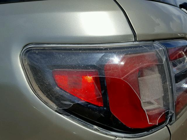 1GKKRRKD9GJ191154 - 2016 GMC ACADIA SLT 金色 照片 9