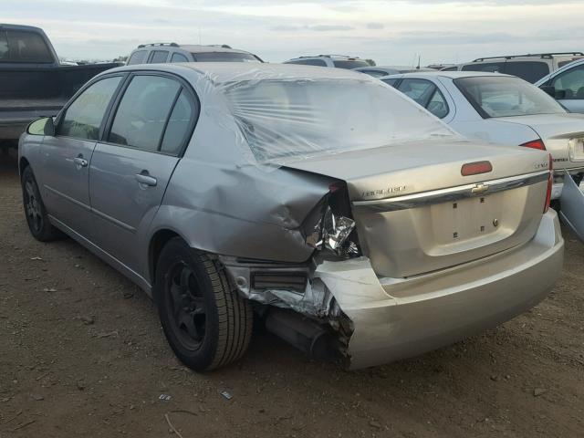 1G1ZT58NX8F123589 - 2008 CHEVROLET MALIBU LT SILVER photo 3