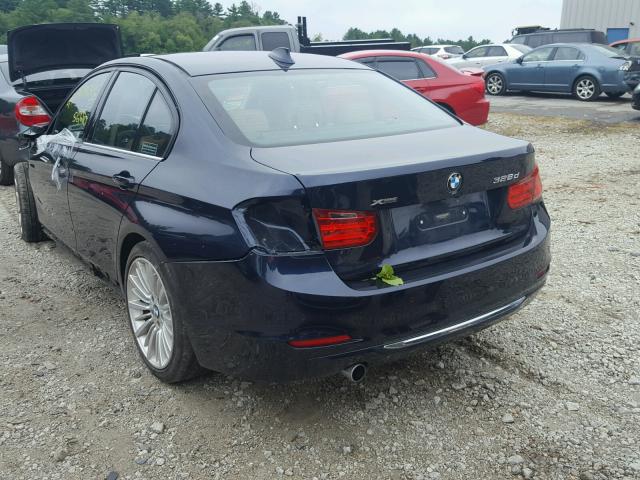 WBA3D5C50EKX97851 - 2014 BMW 328 D BLUE photo 3