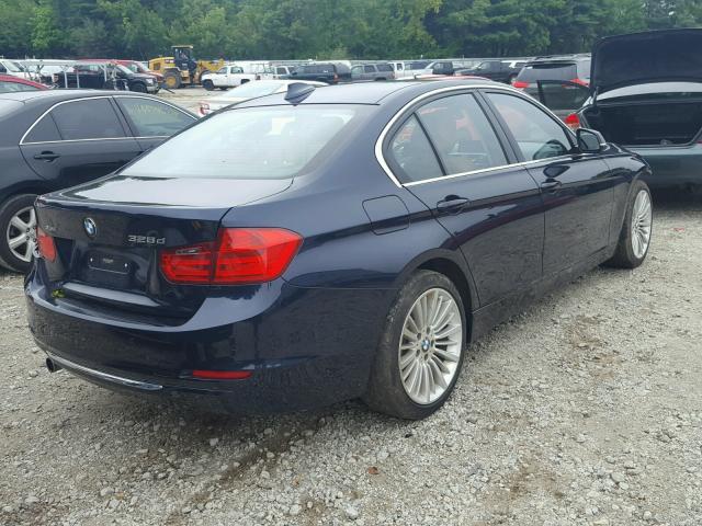 WBA3D5C50EKX97851 - 2014 BMW 328 D BLUE photo 4