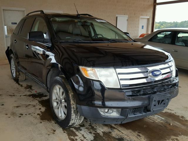 2FMDK48C37BA59324 - 2007 FORD EDGE BLACK photo 1