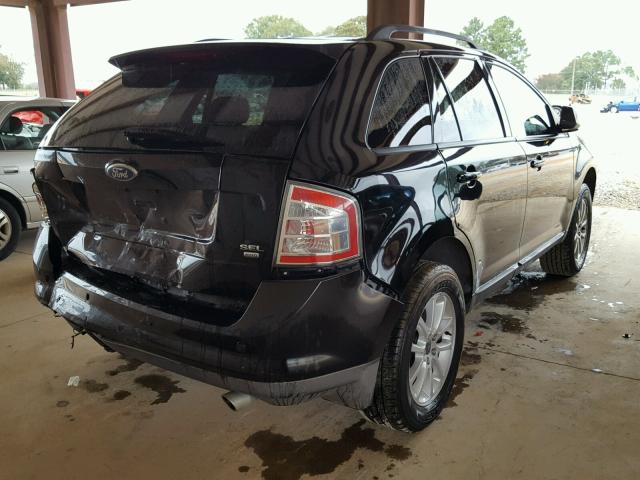 2FMDK48C37BA59324 - 2007 FORD EDGE BLACK photo 4