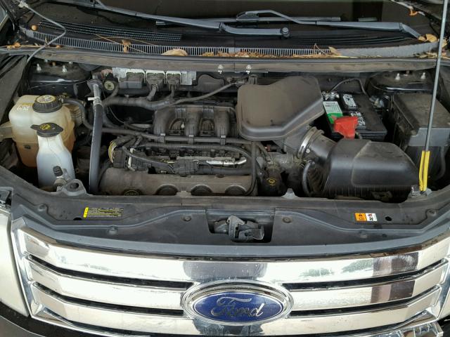 2FMDK48C37BA59324 - 2007 FORD EDGE BLACK photo 7