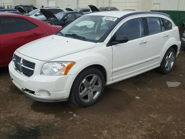 1B3HB78K57D218371 - 2007 DODGE CALIBER R/ WHITE photo 2