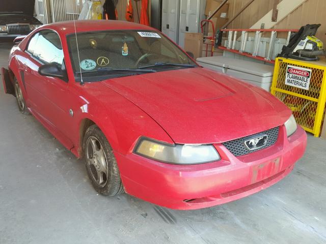 1FAFP406X4F157996 - 2004 FORD MUSTANG RED photo 1