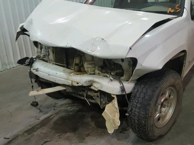 1GCCS149778134621 - 2007 CHEVROLET COLORADO WHITE photo 9