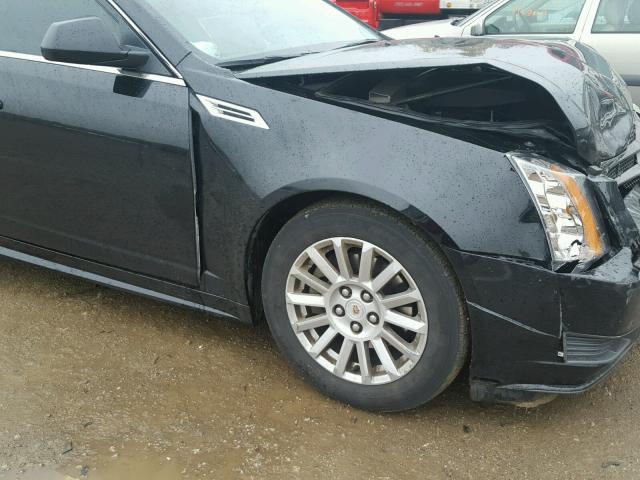 1G6DA5EG0A0135467 - 2010 CADILLAC CTS BLACK photo 9