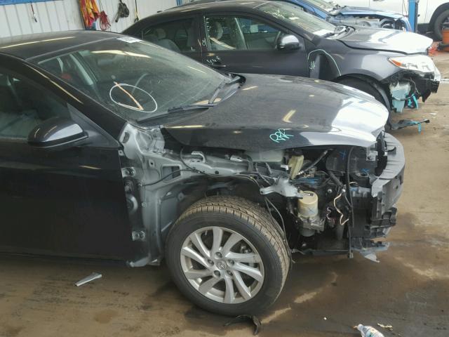 JM1BL1L86C1680749 - 2012 MAZDA 3 I BLACK photo 9