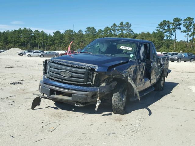 1FTPX14V39FA55946 - 2009 FORD F150 SUPER BLUE photo 2