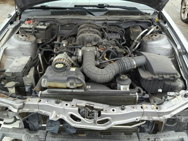 1ZVFT80N375201803 - 2007 FORD MUSTANG GRAY photo 7