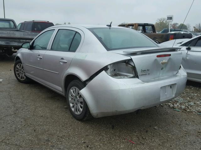 1G1AT58H697129229 - 2009 CHEVROLET COBALT GRAY photo 3