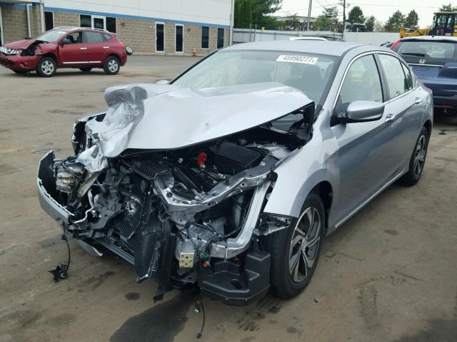 1HGCR2F38HA306421 - 2017 HONDA ACCORD LX SILVER photo 2