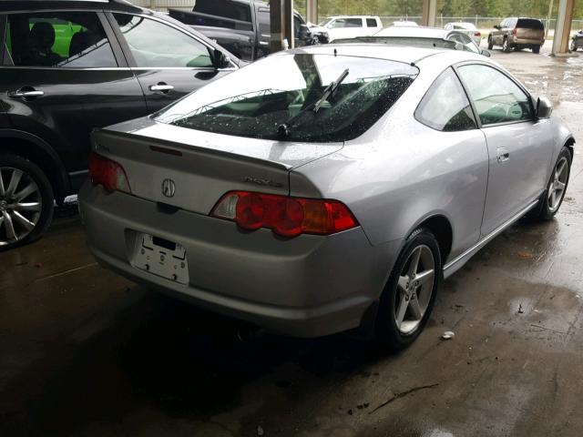 JH4DC53012C033218 - 2002 ACURA RSX TYPE-S SILVER photo 4