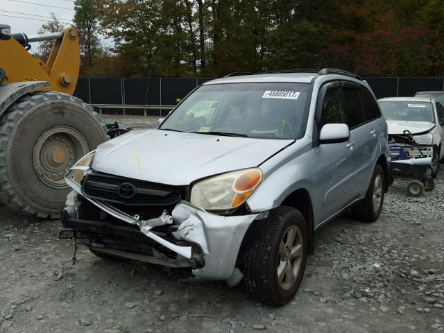 JTEHD20VX40011510 - 2004 TOYOTA RAV4 SILVER photo 2