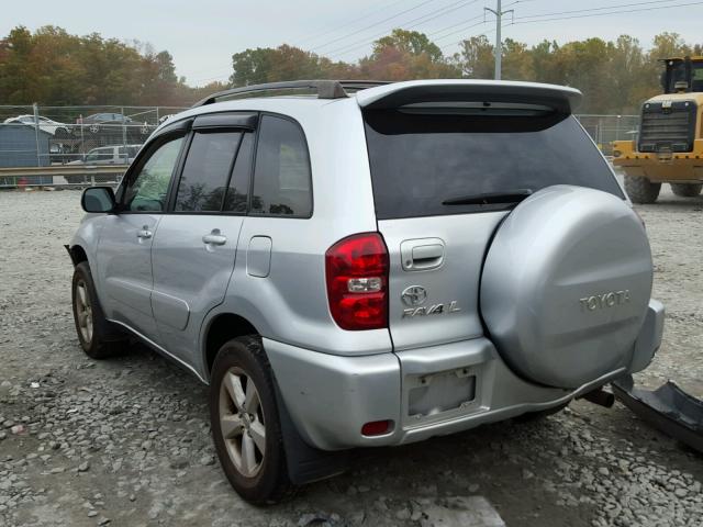 JTEHD20VX40011510 - 2004 TOYOTA RAV4 SILVER photo 3