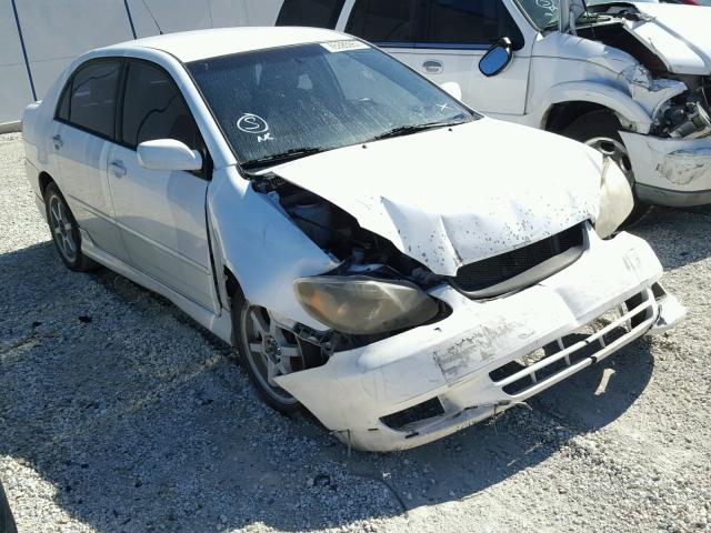 1NXBR32E23Z102434 - 2003 TOYOTA COROLLA CE WHITE photo 1