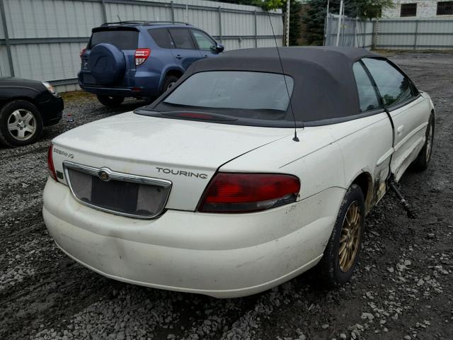 1C3EL55R14N235179 - 2004 CHRYSLER SEBRING LX WHITE photo 4