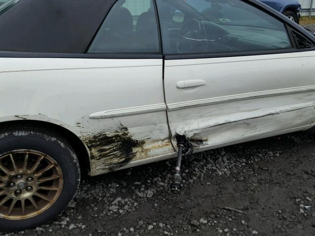 1C3EL55R14N235179 - 2004 CHRYSLER SEBRING LX WHITE photo 9