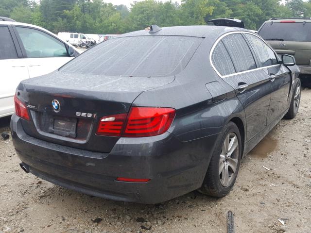 WBAXH5C55DD113787 - 2013 BMW 528 XI BLACK photo 4