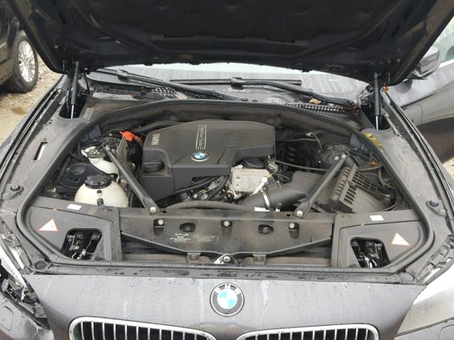 WBAXH5C55DD113787 - 2013 BMW 528 XI BLACK photo 7