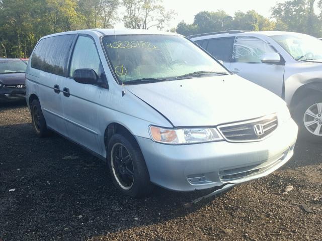 2HKRL18562H581028 - 2002 HONDA ODYSSEY LX BLUE photo 1