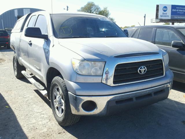 5TFRT54158X019659 - 2008 TOYOTA TUNDRA SILVER photo 1