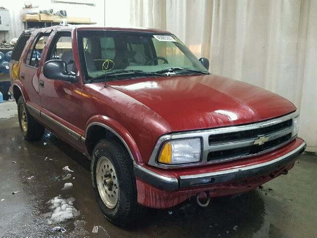 1GNDT13W6S2164656 - 1995 CHEVROLET BLAZER RED photo 1