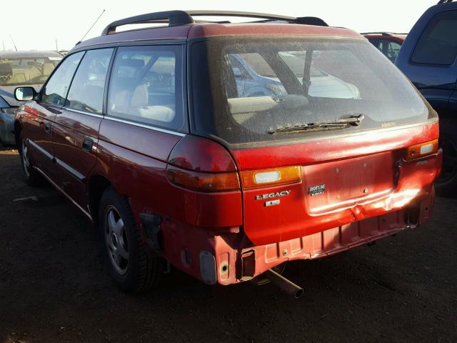 4S3BK4357V7308427 - 1997 SUBARU LEGACY L MAROON photo 3