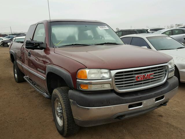 1GTHK29U12E175488 - 2002 GMC SIERRA K25 BURGUNDY photo 1