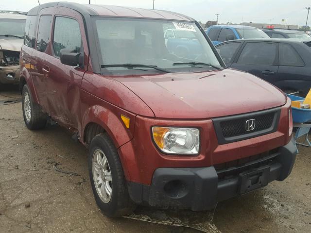 5J6YH28746L021475 - 2006 HONDA ELEMENT EX BURGUNDY photo 1