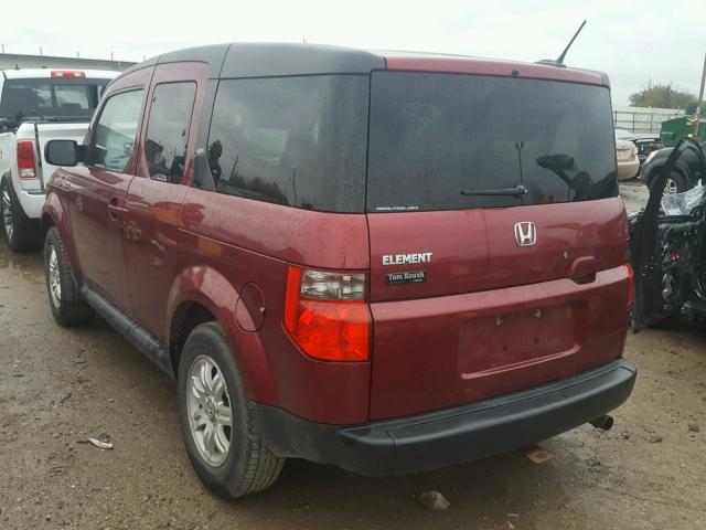 5J6YH28746L021475 - 2006 HONDA ELEMENT EX BURGUNDY photo 3