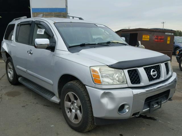 5N1AA08B94N726709 - 2004 NISSAN ARMADA SE SILVER photo 1