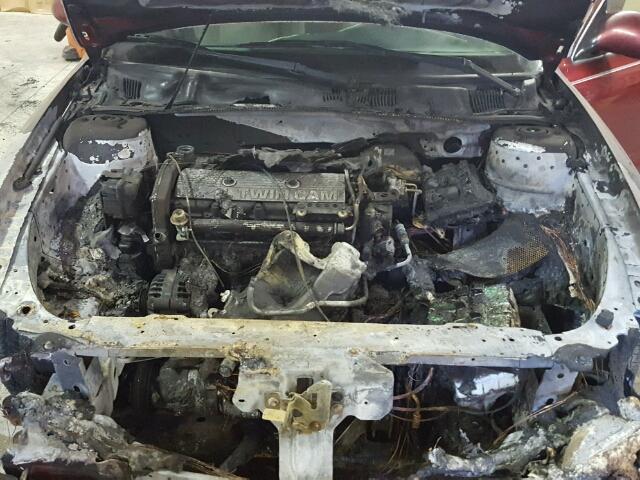 1G3NL52T1YC418742 - 2000 OLDSMOBILE ALERO MAROON photo 7