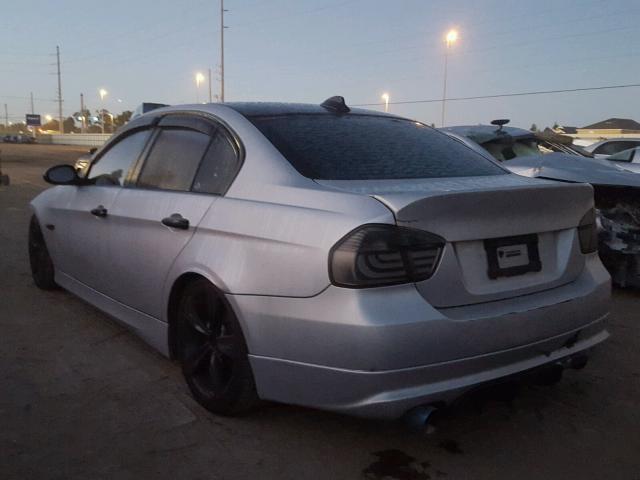 WBAVA37597NE25638 - 2007 BMW 328 I SILVER photo 3