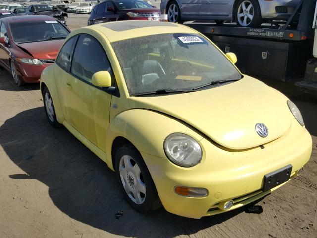 3VWCC21C0XM475063 - 1999 VOLKSWAGEN NEW BEETLE 黄色 照片 1