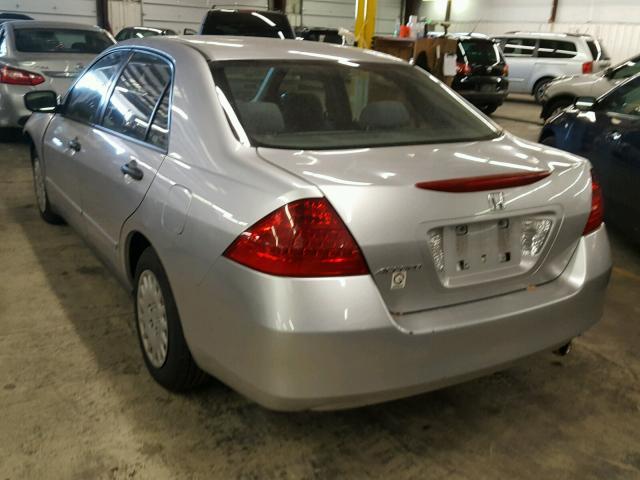 JHMCM56176C010691 - 2006 HONDA ACCORD VAL SILVER photo 3