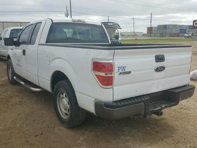 1FTFX1CF1BFA15019 - 2011 FORD F150 SUPER WHITE photo 3