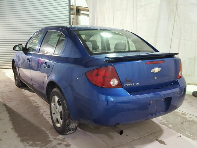 1G1AK58F067640397 - 2006 CHEVROLET COBALT LS BLUE photo 3