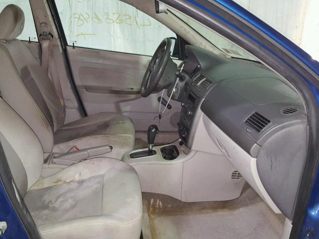 1G1AK58F067640397 - 2006 CHEVROLET COBALT LS BLUE photo 5