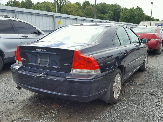 YV1RS592272619825 - 2007 VOLVO S60 2.5T BLUE photo 4