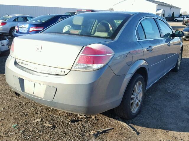 1G8ZS57N28F193819 - 2008 SATURN AURA XE GRAY photo 4