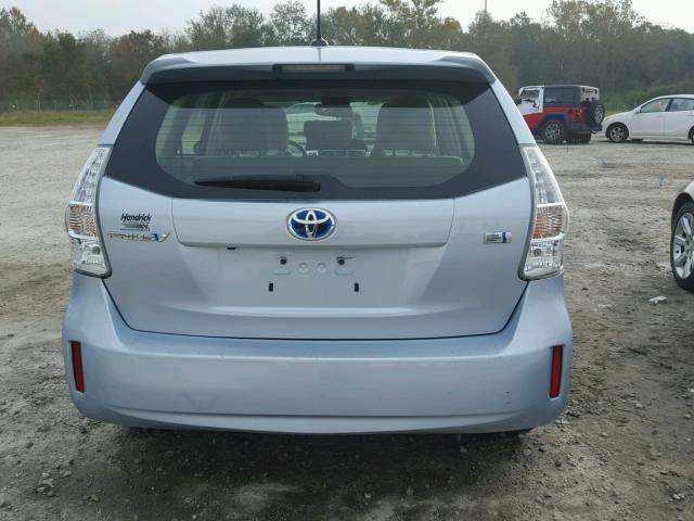 JTDZN3EU0D3255385 - 2013 TOYOTA PRIUS V BLUE photo 9