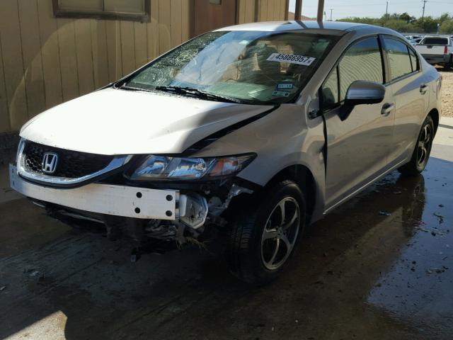 19XFB2F75FE012133 - 2015 HONDA CIVIC SE SILVER photo 2