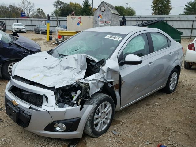 1G1JC5SH8F4166398 - 2015 CHEVROLET SONIC LT SILVER photo 2