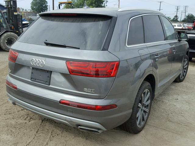 WA1VAAF7XJD005675 - 2018 AUDI Q7 PRESTIG CHARCOAL photo 4