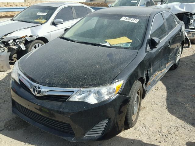 4T1BF1FK5DU273130 - 2013 TOYOTA CAMRY L BLACK photo 2