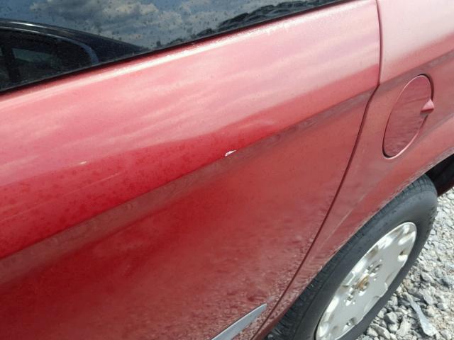 1C4GJ45342B719104 - 2002 CHRYSLER VOYAGER LX RED photo 9