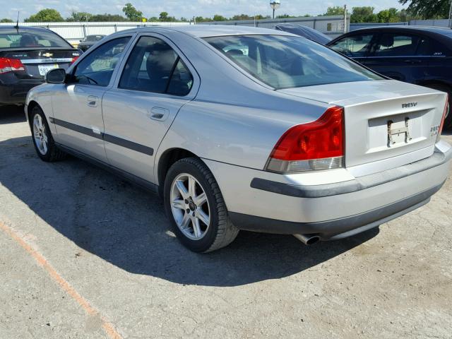 YV1RS58DX12030449 - 2001 VOLVO S60 2.4T SILVER photo 3